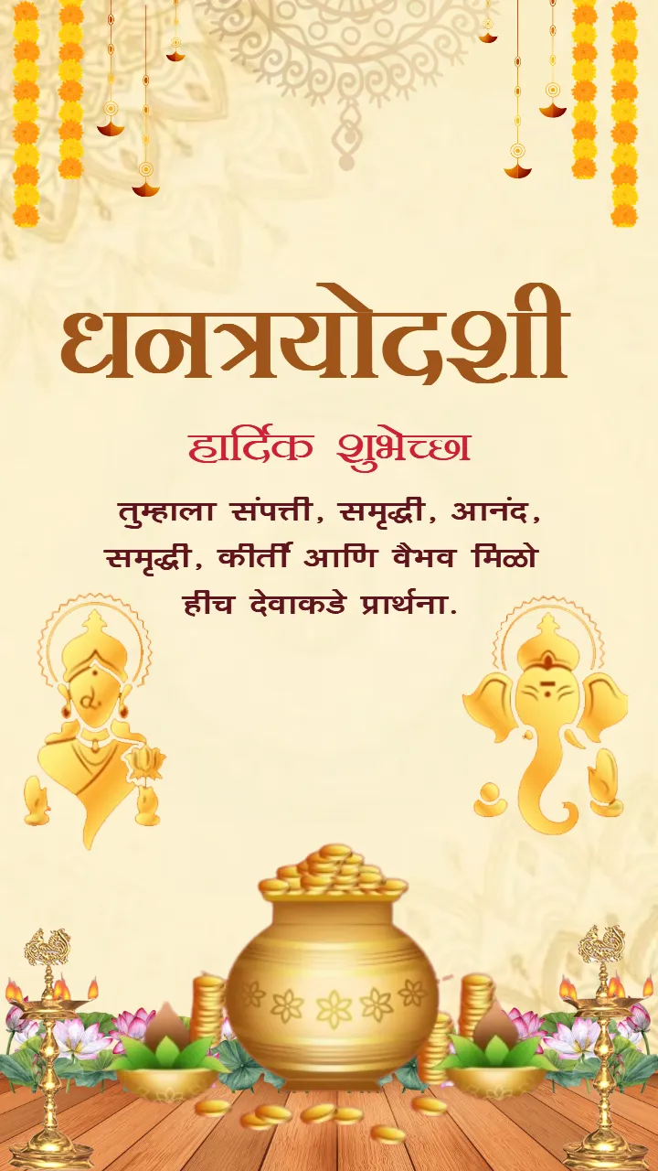 Dhantrayodashi Images HD in Hindi Language Free Download