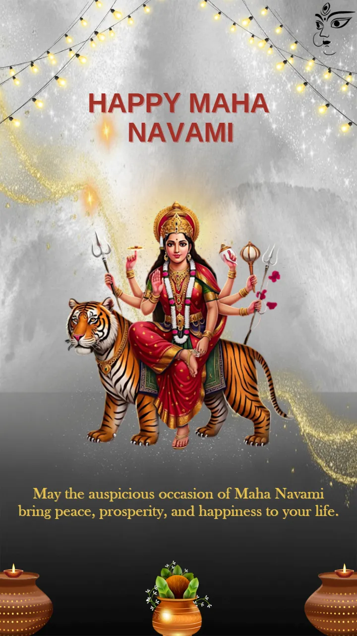 Happy Maha Navami Images Divine Maa Durga Festival Pics