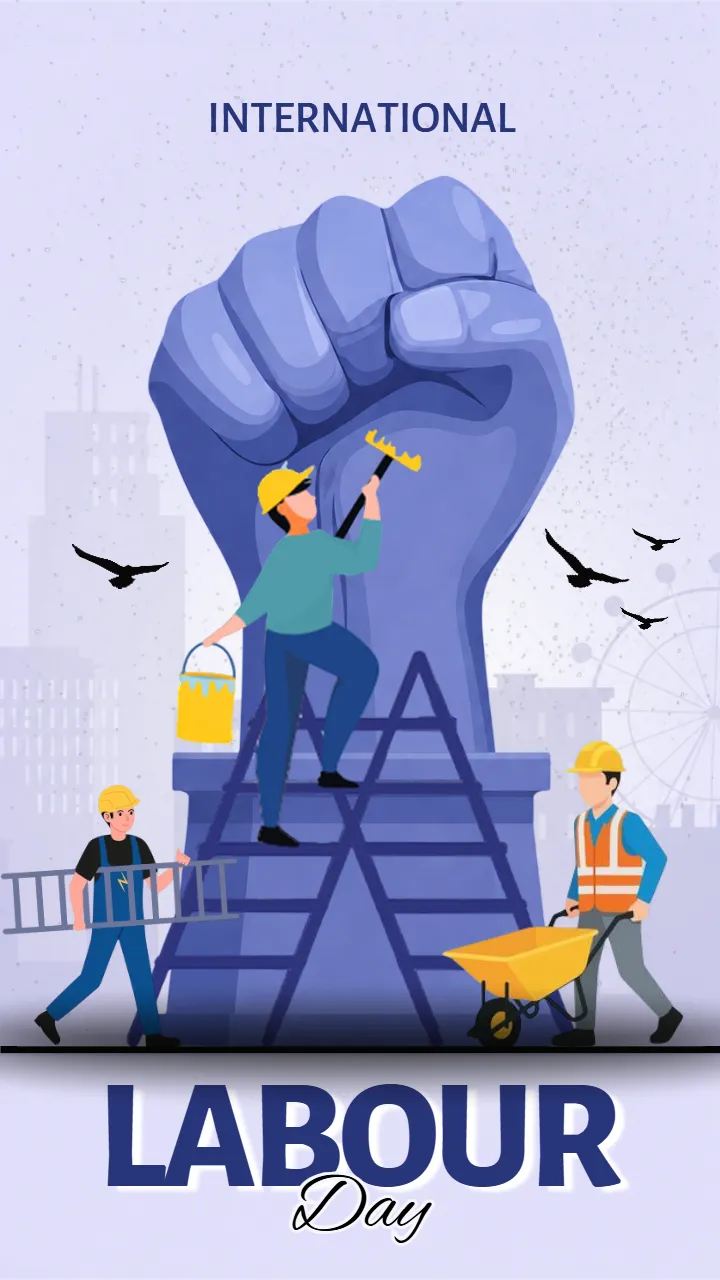 International Labor Day Status Video in English for WhatsApp