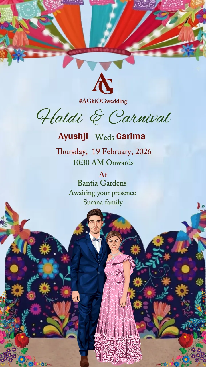 Wedding Invitation Video for Traditional Celebrations