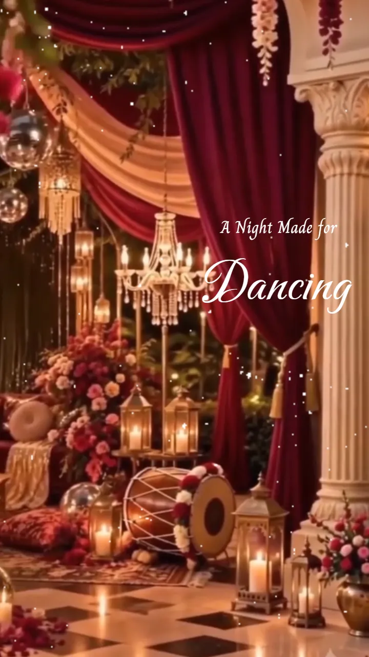 Wedding Invitation Video with Lantern and Royal Palace Theme