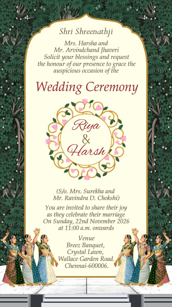 Sacred and Classic Wedding Invite Template