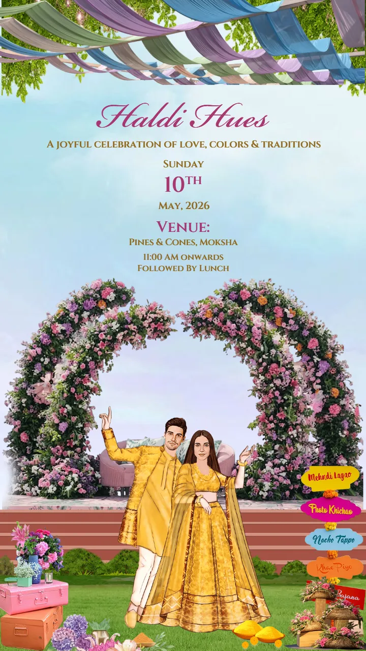 Wedding Invitation Video Luxury Wedding Celebration Theme