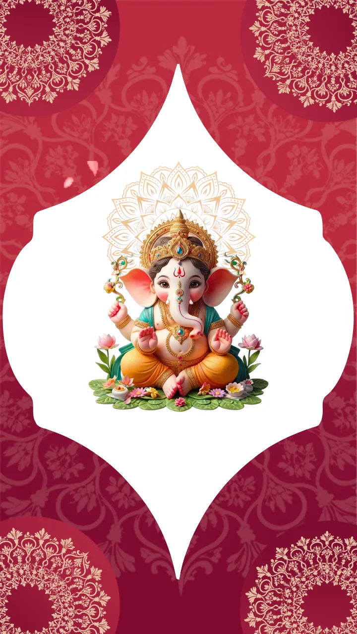 Vastu Shanti Invitation Video with Lord Ganesha Theme