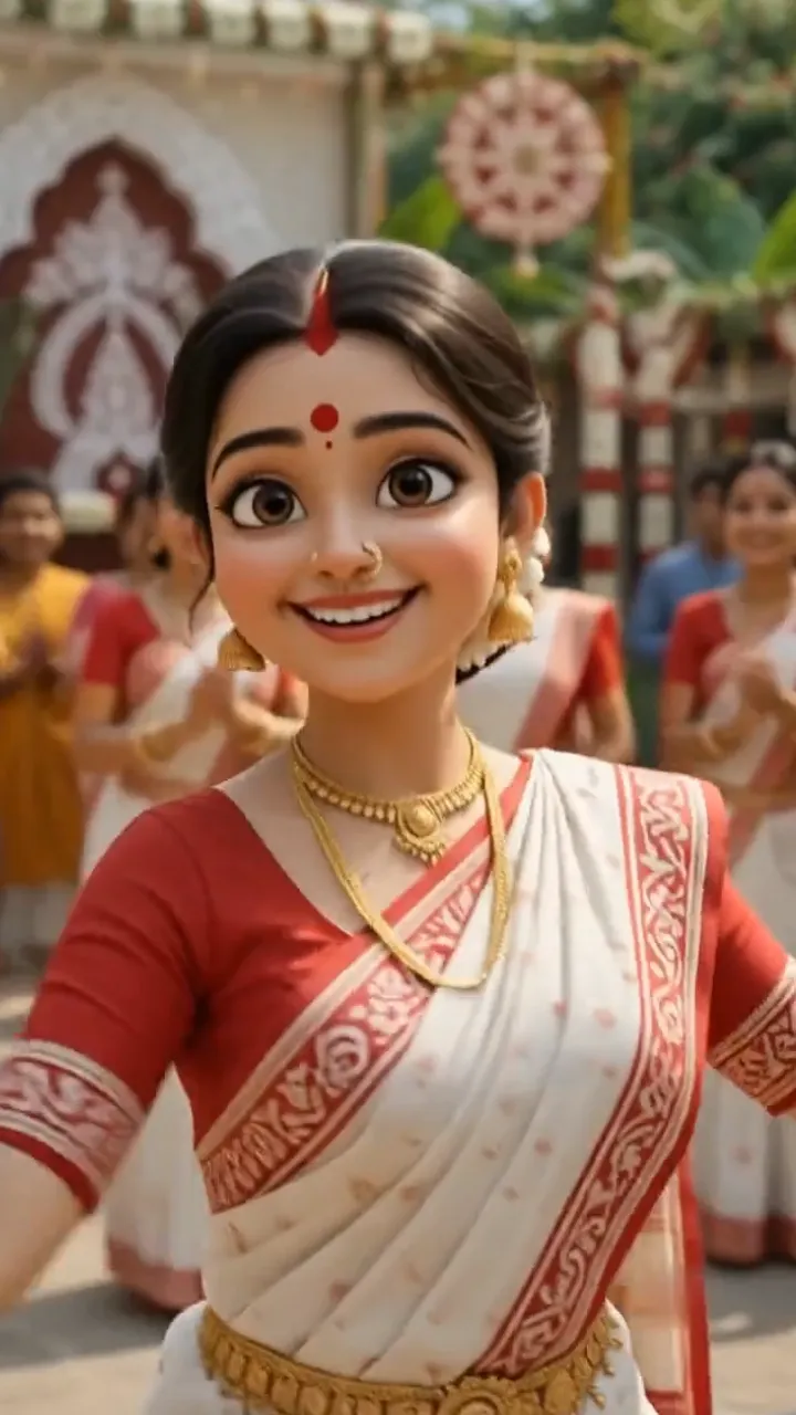 3D Bengali Wedding Invitation Video with Royal Traditions