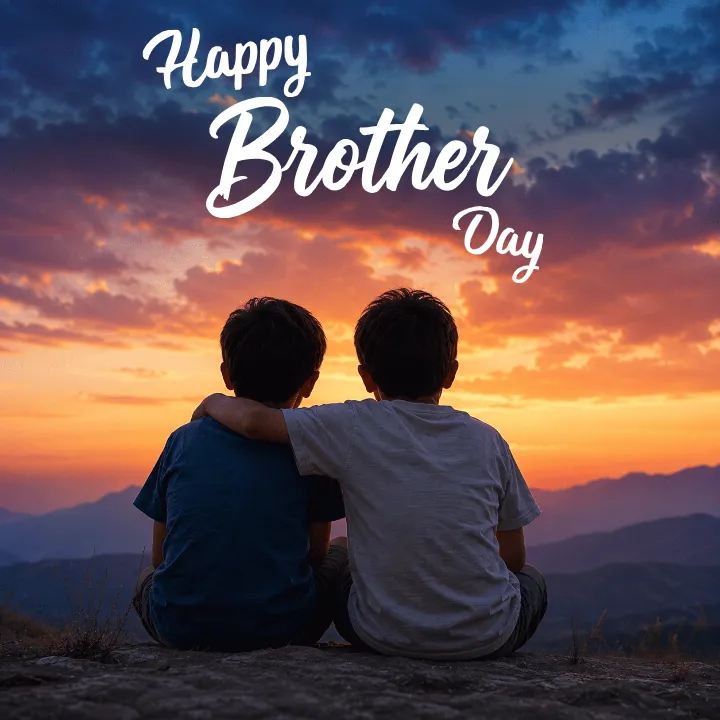 Download Happy Brothers Day Picture in English HD Designs