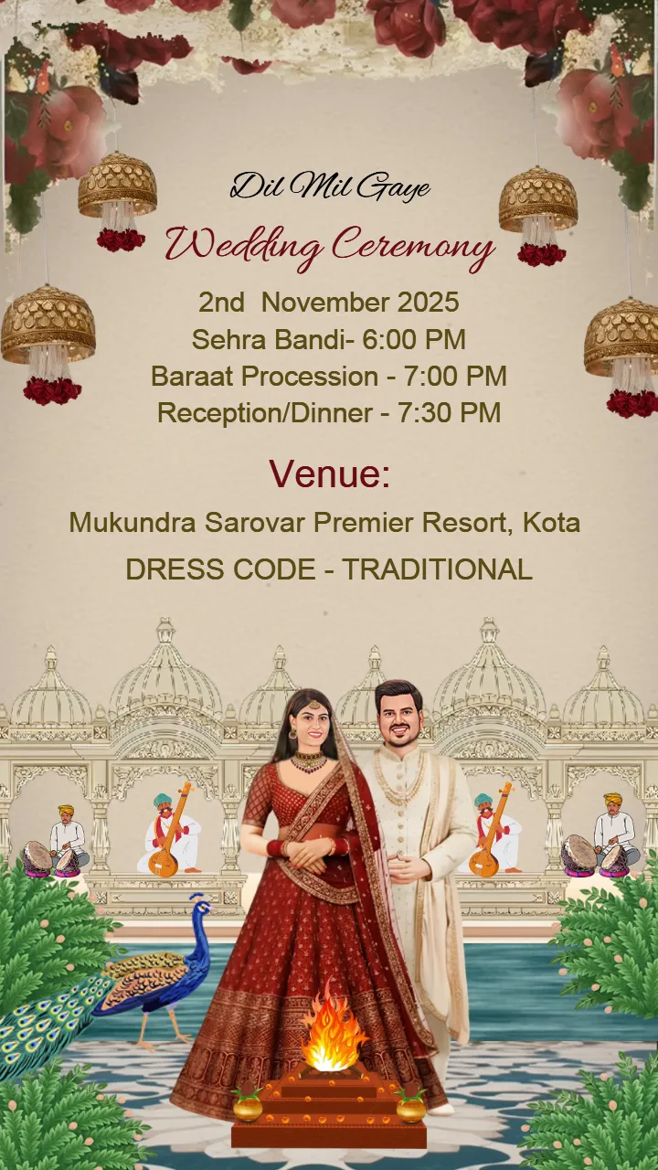 Wedding Invitation Card Template for Your Dream Day