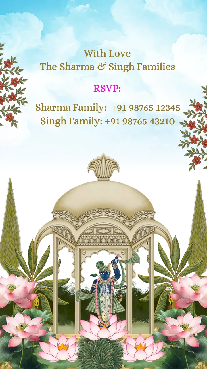 Mayra Invitation Video with Classic Rajputana Theme