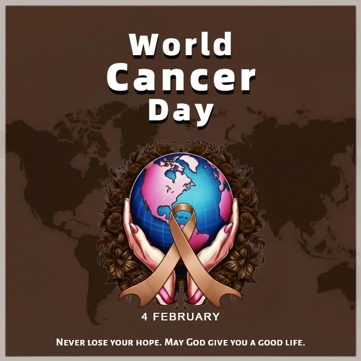 World Cancer Day Post Design for Awareness and Hope