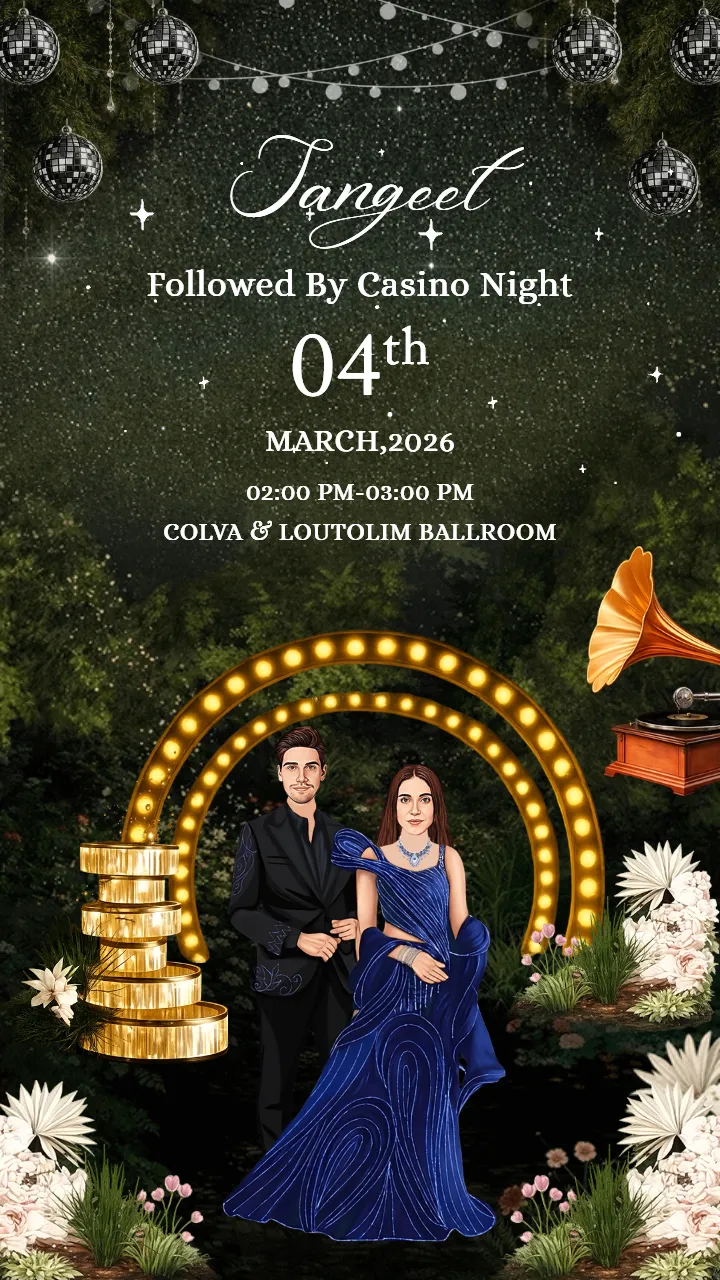 Wedding Invitation Video Goa Beach Wedding Invite