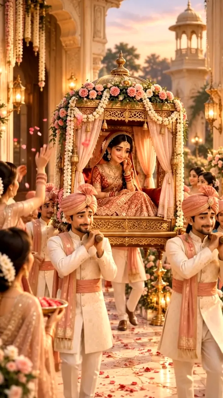 Wedding Invitation Video With Elegant Royal Marriage Theme