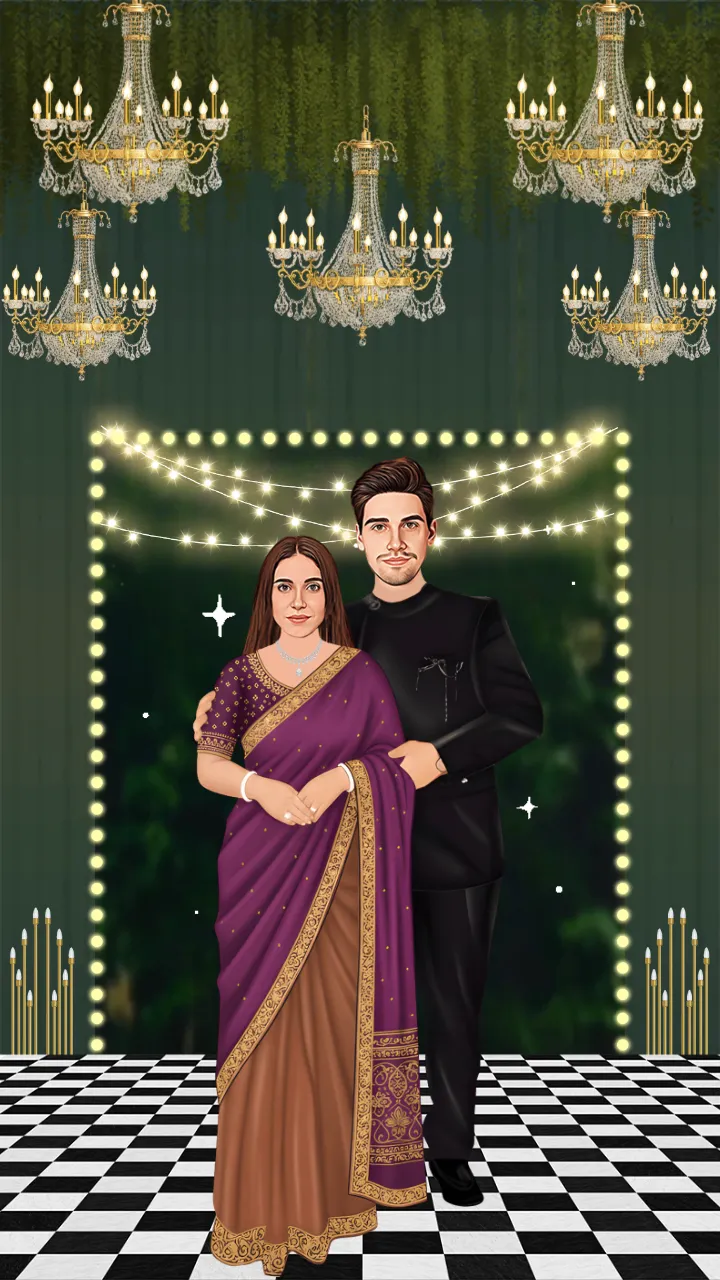 Wedding Anniversary Celebration With Golden Toast Theme