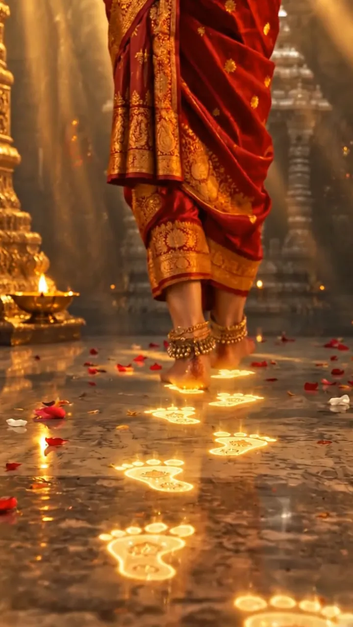 Happy Navratri 3D Status Video for Social Media Sharing