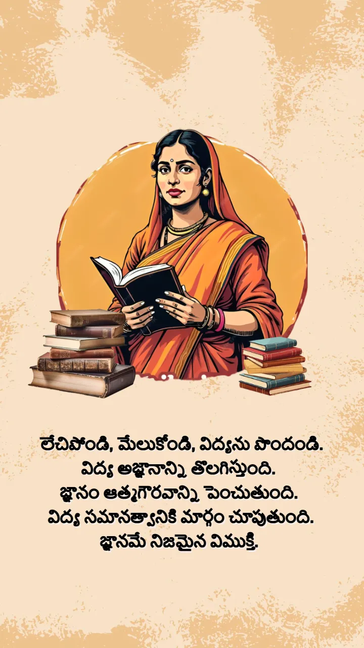 Savitribai Phule Jayanti Status Video in Telugu for WhatsApp