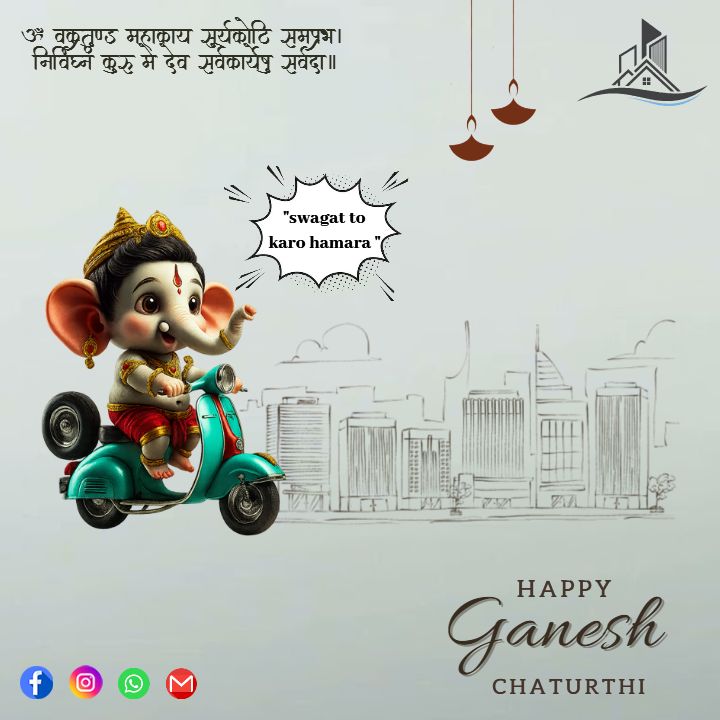 Ganesh Chaturthi offer branding with images and discounts