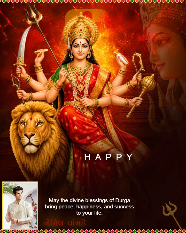 Happy Navratri Image in Hindi for Every Celebration