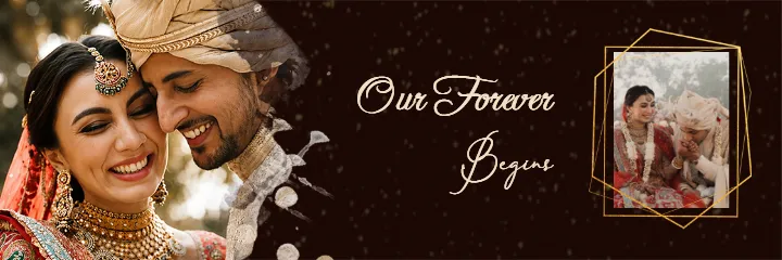 Wedding Album English PSD With Modern Wedding Story