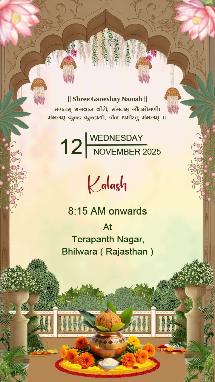 Indian Wedding Invitation Video Maker Online Designs