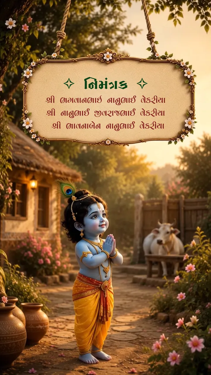 Download 3D Krishna Theme Baby Shower Invitation Video Ideas