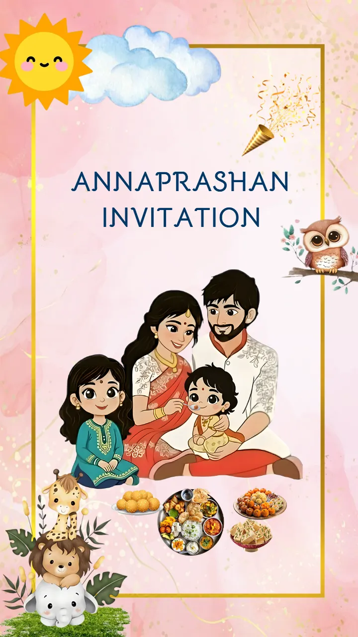 Annaprashan Invitation Video for Traditional Ceremony Event