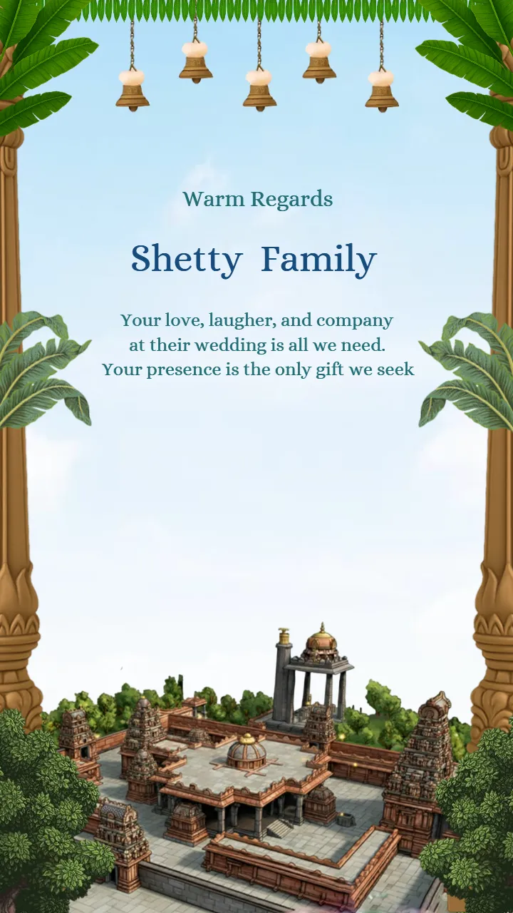 South Indian Wedding Invitation Video Editing Online