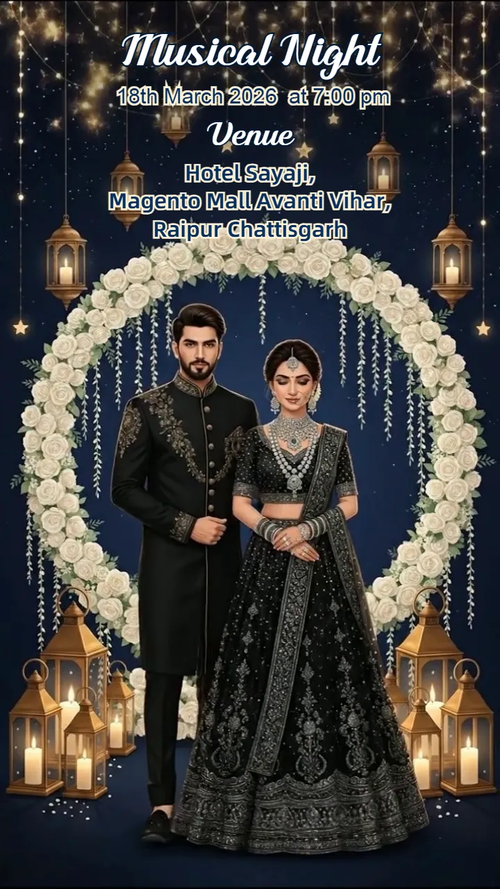 3D Wedding Invitation Video Luxury Hindu Wedding