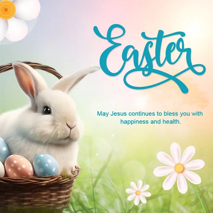 Happy Festival Easter Image in English for Celebration