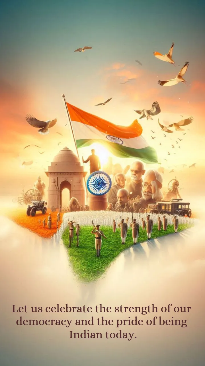Happy Republic Day Status Video with Ashoka Chakra Vibes