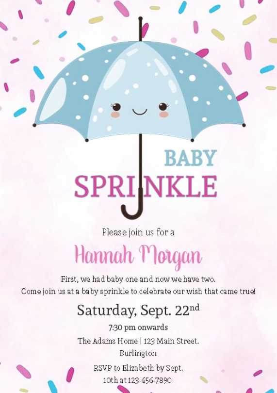 Free Baby Sprinkle Invitation Templates