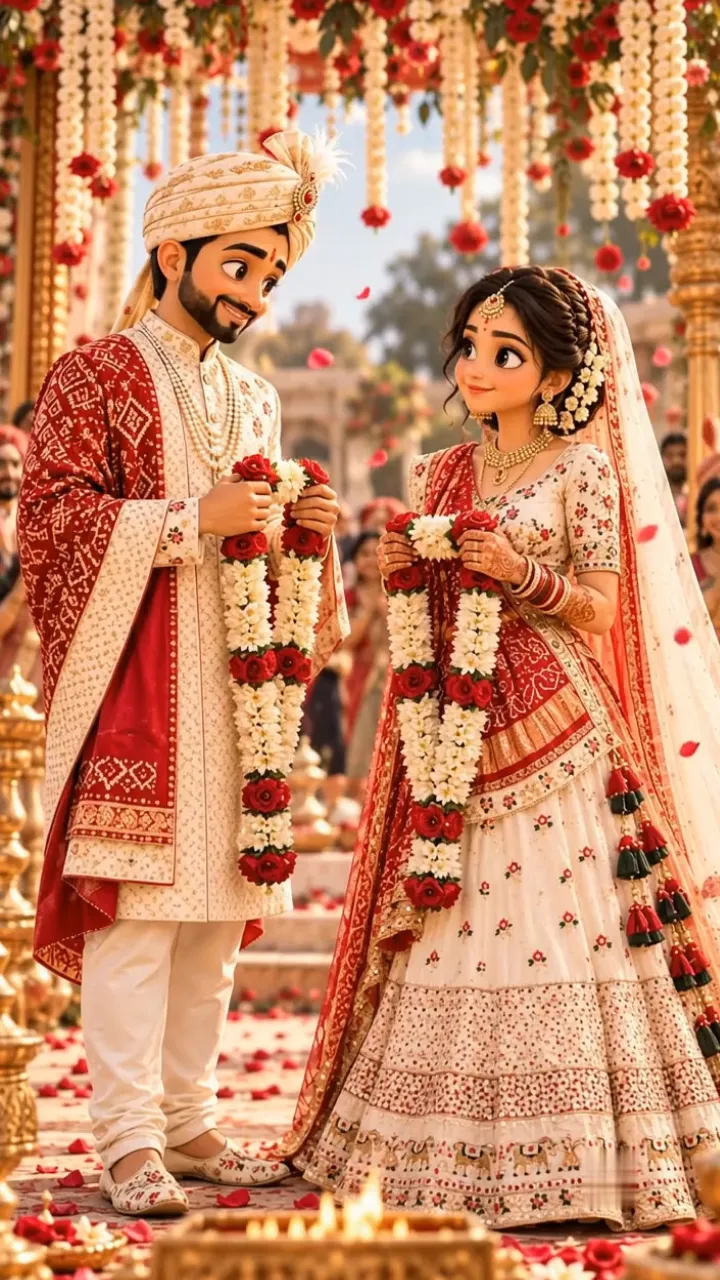 Wedding Invitation Video with Rajwadi Royal Wedding Design