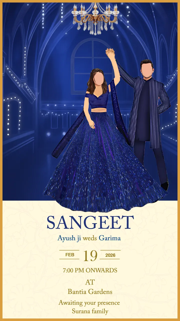 Wedding Invitation Video for Traditional Celebrations