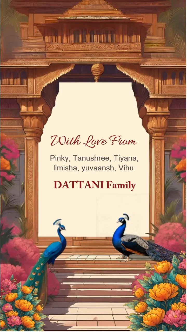 3D Wedding Invitation Video with Royal Palace Theme