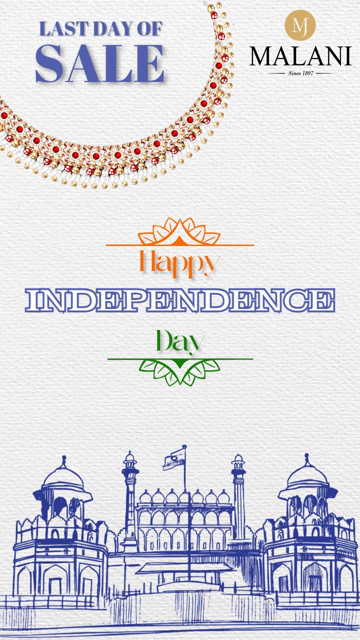 Free Happy Independence Day for Jewellery Branding