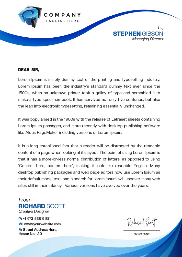 Get Design Of Letterhead Template