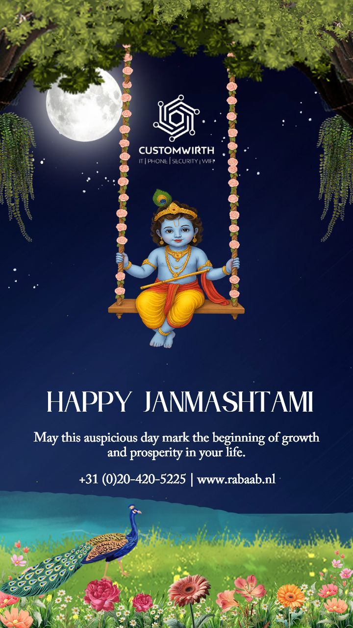 Krishna Janmashtami 2025 Branding Video for Your Brand