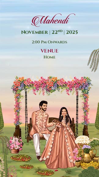 Designer Wedding Invitation Templates for Indian Couples