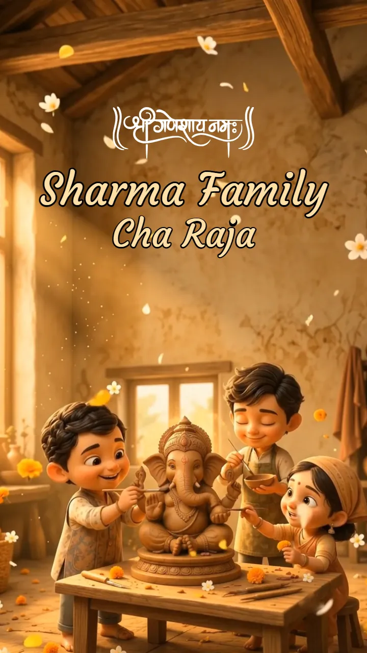 Ganpati Bappa Invitation Video to Invite Family and Friends
