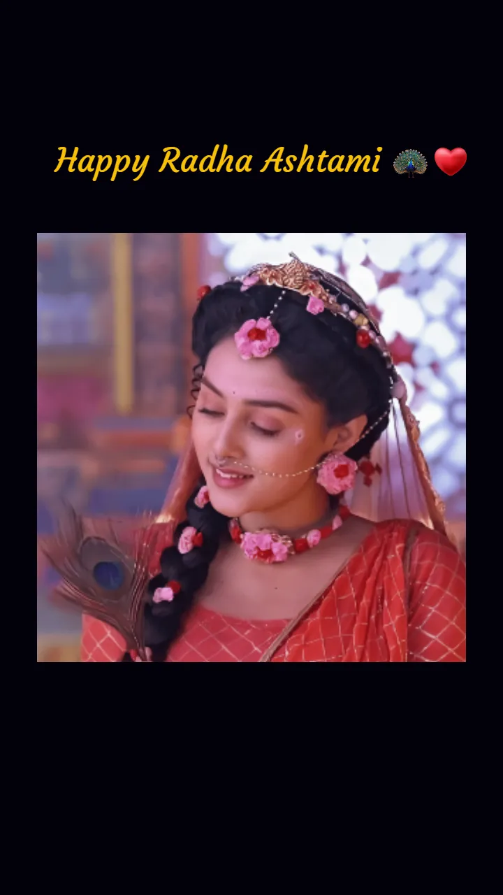 Happy Radha Ashtami Status Video for Family and Friends