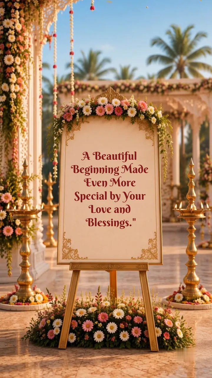 Temple Theme 3D South Indian Engagement Invitation Video