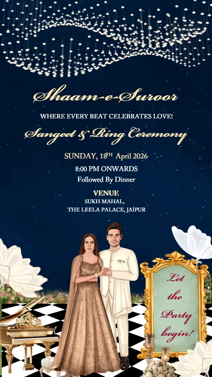Wedding Invitation Video Luxury Royal Wedding Invite