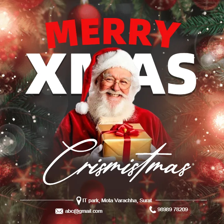 Merry Xmas Image Online Free for Friend and Family