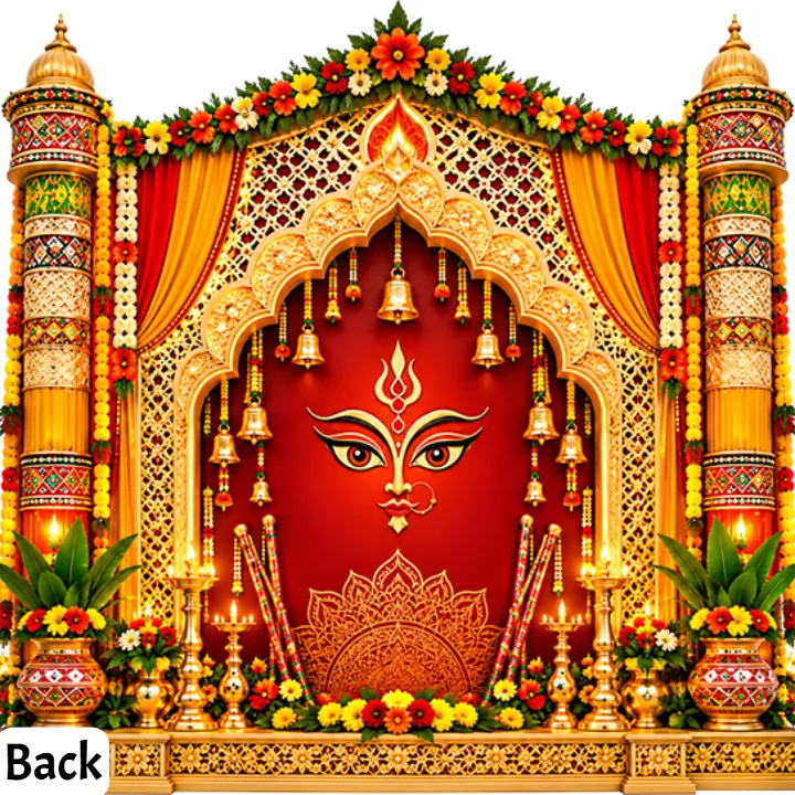 3D Navratri Mandap Design Ideas Stunning for Garba Events