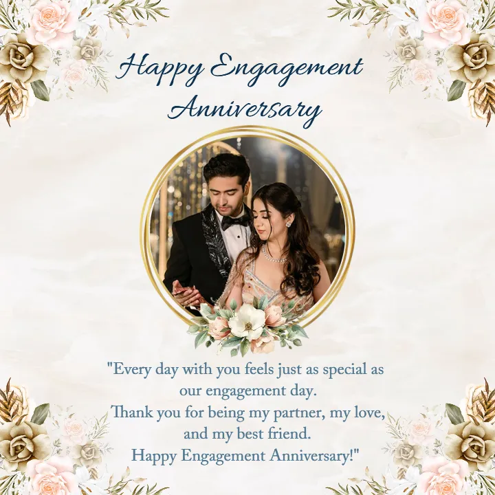 Anniversary Engagement Wishes for Wife Emotional Lines