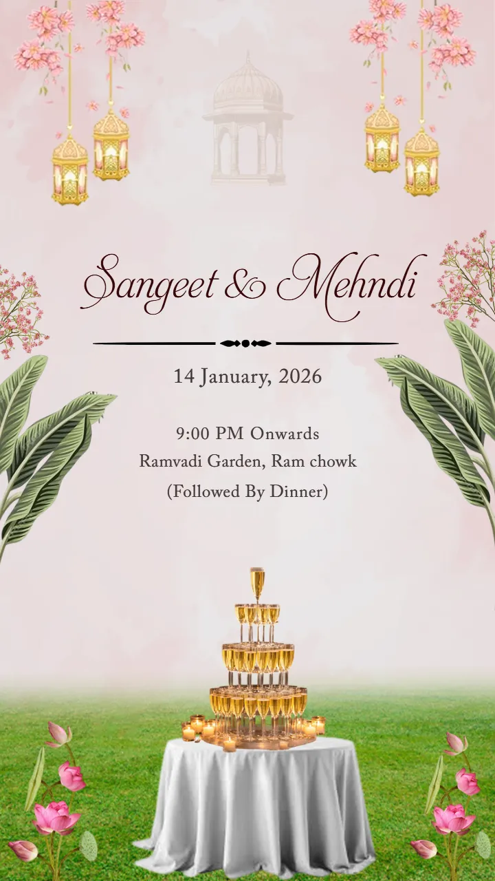 Wedding Invitation Video for Classic Wedding Celebration