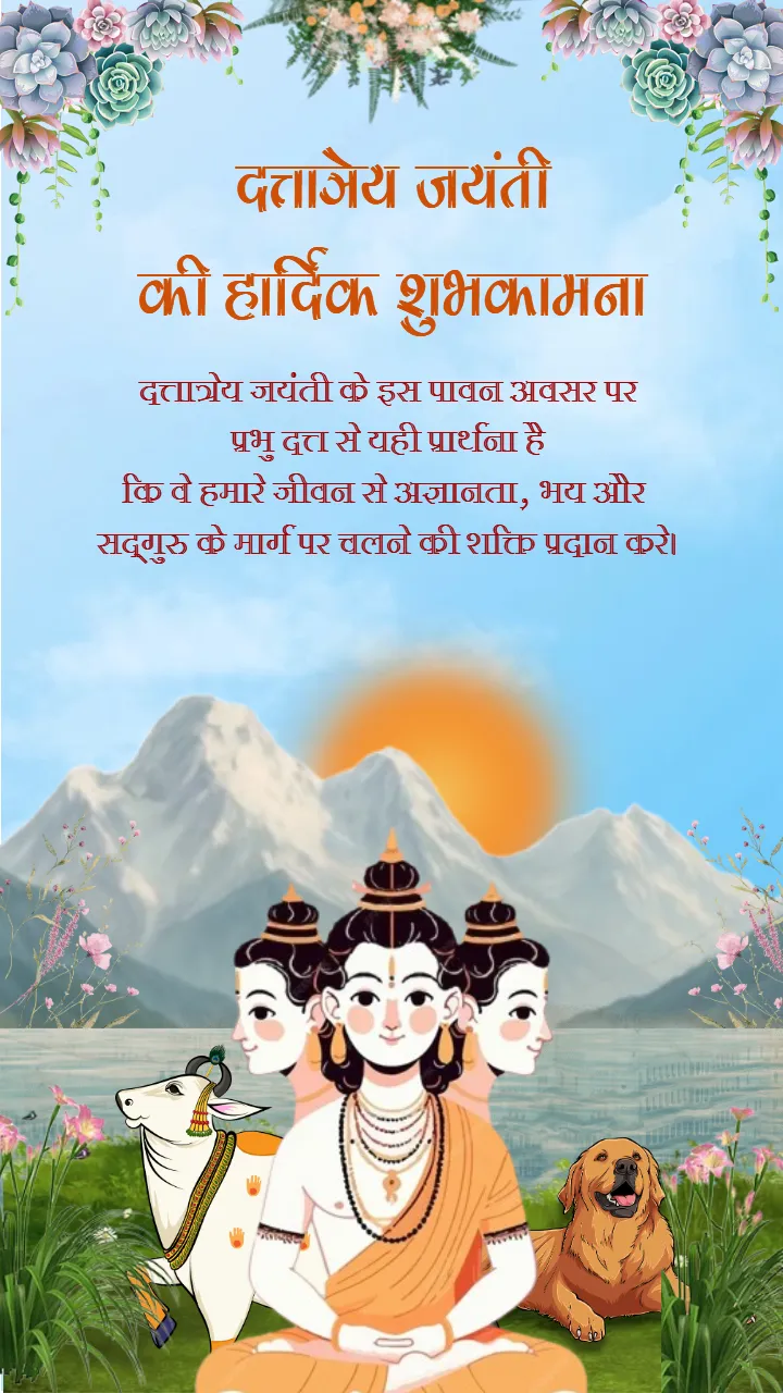 Shree Datta Jayanti Status Video for Share Online