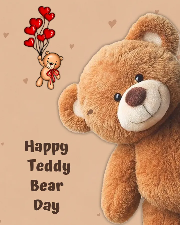 Get Cute and Romantic Happy Teddy Day Image 2026 Free
