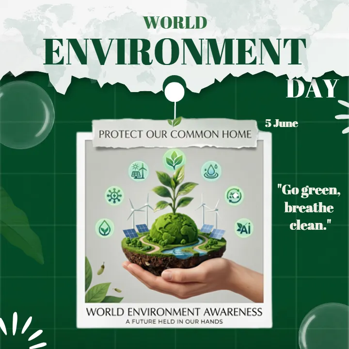 Share World Environment Day Picture with Nature Message