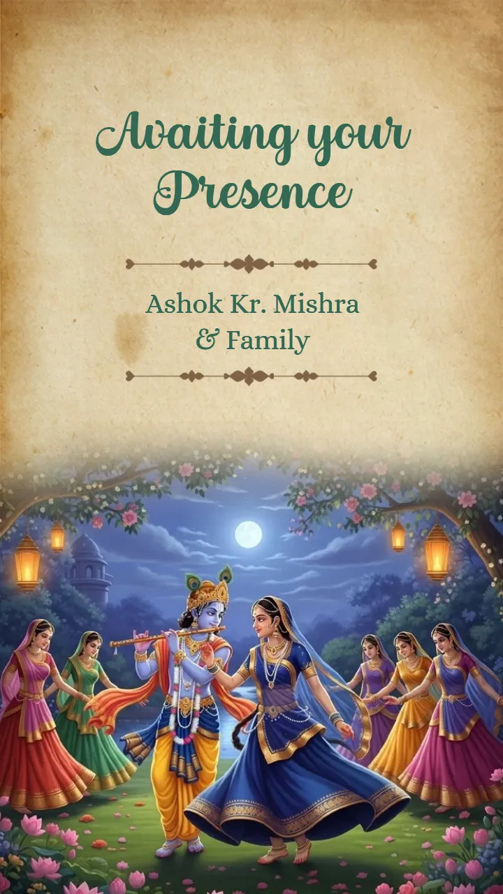 Wedding Invitation Video With Royal Hindu Theme