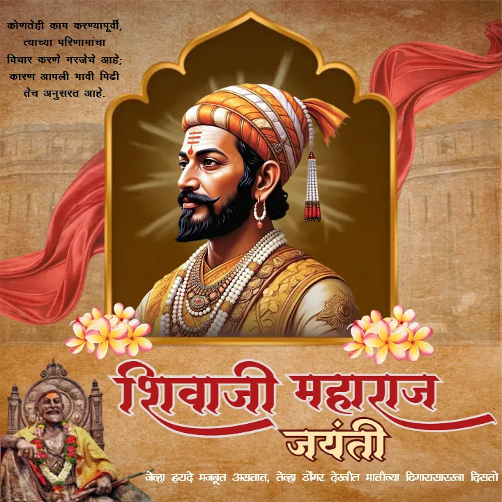 Shivaji Maharaj Jayanti Image in Marathi 2026 Free Download