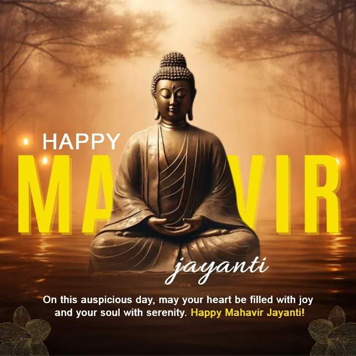 Top Happy Mahavir Jayanti Wishes in English for WhatsApp